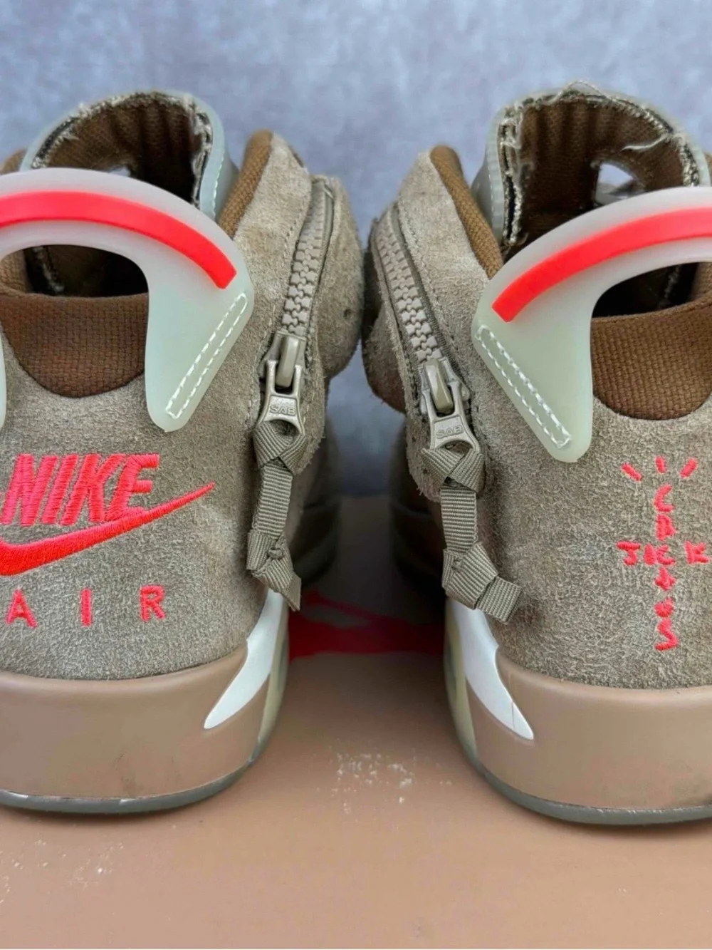 Jordan 6 Retro Travis Scott British Khaki Size 7 DH0690-200 Men’s Shoes OG Rare